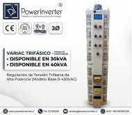 VARIAC 0-430VAC/30000VA TRIFASICO 380VAC